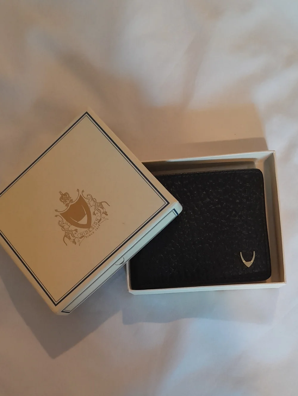 Handcrafted Black Leather Bifold Wallet